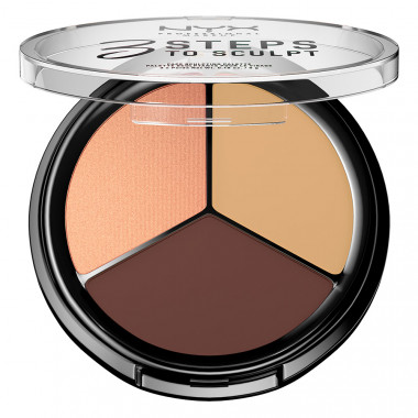 3 Steps To Sculpt Face Sculpting Palette - Medium